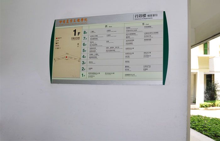 學(xué)校平面分布圖