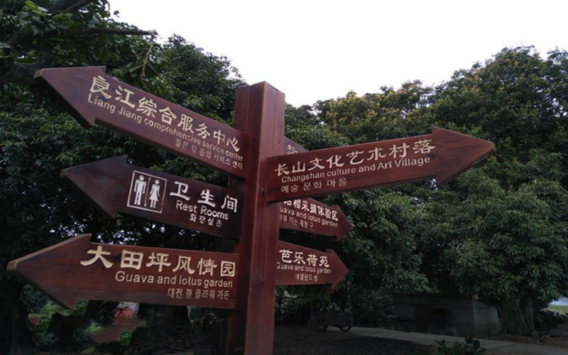 景區(qū)交通標(biāo)識
